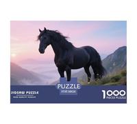 Wuzhui, Gioco Di Puzzle Da 1000 Pezzi, Attività Conviviale Per La Famiglia, Regalo O Souvenir, Adatto Dai 10 Anni, Horse, 38x26cm/1000pcs