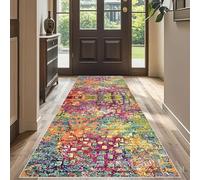 Wuzqju Tappeto Lungo per Corridoio Antiscivolo Tappeto Cucina Tappeti Runner Ingresso Interno Moderno Lavabile Tappeto Passatoia per Cucina Corridoio Camera da Letto Soggiorno Lavanderia 40 x 180 cm
