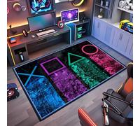 Wuzqju Tappeto per Sedia Ufficio Gaming 180 x 200 cm Tappetino per Pavimenti Tappetini per Sedia da Ufficio per Pavimenti Antiscivolo Protettivo Tappetino di per Pavimenti Duri Parquet Laminato