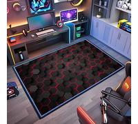 Wuzqju Tappeto per Sedia Ufficio Gaming Tappetino per Pavimenti Tappetini per Sedia da Ufficio per Pavimenti Antiscivolo Protettivo Tappetino di per Sala Giochi Camera da Letto Soggiorno 90 x 120 cm