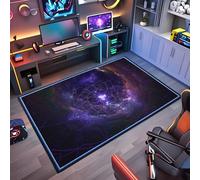 Wuzqju Tappeto Sedia Gaming Antiscivolo Tappetino per Sedia da Ufficio 90 x 120 cm Tappeto per Sedia con Ruote Tappetino Pavimenti Tappeto per Sedia Ufficio Gaming Parquet e Pavimenti Duri Piastrelle