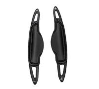 WUZUTU Copertura estesa del cambio del volante, compatibile con Hyundai GV90 in lega di alluminio, estensione per volante e cambio, accessori per decorazione interna, nero