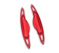 WUZUTU Copertura estesa del cambio del volante, compatibile con Hyundai GV90 in lega di alluminio, estensione per volante e cambio, accessori per decorazione interna, rosso