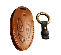 WUZUTU Custodia in pelle per chiave elettronica intelligente senza chiave, compatibile con Hyundai Ioniq 5 6 Grandeur GN7 Kona Elantra Santa Fe Santa Cruz Tucson 2024 2025 cucito a mano protezione