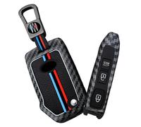 WUZUTU Custodia per chiave auto compatibile con KIA Ceed Xceed Forte Sports GT Seltos Soul NIRO Sportage R Stinger in silicone illuminato custodia portachiavi portachiavi A1 3 pulsanti