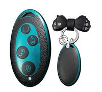 WUZUTU Custodia per chiave auto in morbido TPU custodia per telecomando intelligente compatibile con BYD Qin 80 Song Max Yuan S7 TPU copertura per chiave impermeabile veicolo protezione completa