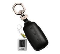 WUZUTU Custodia per chiave auto intelligente in pelle compatibile con Geely Galaxy EX5 E5 E8 Em-i Cityray L6 L7 Max 2024 2025 Starship L7 EM-i Starry 8 custodia protettiva per chiavi cucita a mano 3