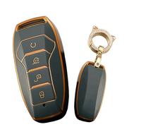 WUZUTU Custodia per chiave telecomando auto in TPU compatibile con BYD Han Ev Tang Dm Qin Plus Song Pro Max Yuan Generation Atto3 Buckle E-Seed GT impermeabile accessori auto veicolo portachiavi