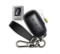 WUZUTU Custodia per chiavi in pelle di alta qualità, impermeabile, compatibile con Geely Galaxy EX5 E5 Cityray L6 L7 EMI NO.1 Proton e.Mas 7 5 Starry 8 cover portachiavi nero 1