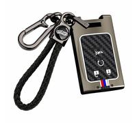 WUZUTU Custodia per telecomando per chiave auto, adatta per Cadillac Seville Corvette DTS STS XLR 2009-2014 per Chevrolet C7 Corvette morbida e protezione completa, custodia portachiavi a 4 pulsanti