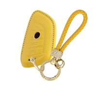 WUZUTU Custodia protettiva per chiave auto leggera e resistente, compatibile con BMW Serie 2 4 5 6 7 X1 X2 X3 X4 X5 X6 X5M X6M M8 M7 M6 M5 M4 M3 M2 M1 430i F90 F48 Premium Leather Key Protector 4