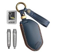 WUZUTU Smart Key Autoschlüssel Leder Schutzhülle Schlüsselhülle Cover Compatibile con Kia Picanto 2025 Sportage 2026 K4 K5 EV3 EV4 EV6 Schlüsselcover Protezione Custodia per Chiave Accessori 9 Tasti