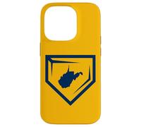 WV Baseball Homeplate Mountain State West Virginia Ball Team Custodia per iPhone 14 Pro