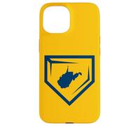 WV Baseball Homeplate Mountain State West Virginia Ball Team Custodia per iPhone 15