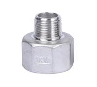 WVAIUPIX Raccordo per tubi in acciaio inox 316 304 da 3L4 a 3L4 pollici 1/4" 3/4" 1-1/4" 1/8" 1/2" 1/2" BSP femmina a maschio _BSPT Femmina a Male)