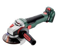 Metabo Smerigliatrice angolare a batteria WVB 18 LTX BL 15-125 Quick (601731840) con freno, regolazione del numero di giri, ghiera autoserrante, batteria girevole; metaBOX 165 L Quantità:1