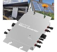 Wvc-1200/1400/1600/2000/2400/2800w Solar Grid Tie Inverter,Micro Inverter Grid Tie,Inverter Fotovoltaico Portatile,identificazione Automatica 120/230v per L'uso del Sistema Solare