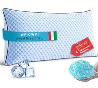 WVIOWVI Cuscino Letto, Cuscino Memory Foam, Guanciale Refrigerante Cuscino Cervicale Cuscino Viene Fornito Con federa Lavabile e Sacco Imbottito Regolabile
