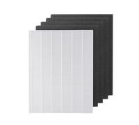 WVNFUTIM 4 Pezzi di Parti del purificatore d'Aria, prefiltri al Carbone e 1 Pezzo di Filtro HEPA Principale Compatibile con Winix 115115 5300 5500 6300