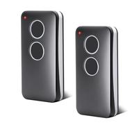 Wvoillty 433,92 MHz, telecomando per porta del garage, 2 canali, compatibile con PHOX 2, PHOX4, TRC4, TSC4, Phoenix 2, Phoenix 4, Rolling Code, 2 pezzi