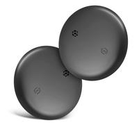 Wvoillty Android Smart Tag, ricerca chiavi, IP67, impermeabile, compatibile con Google My Dispositivo Trova APP, solo Android, per bagagli da viaggio, valigia, portafoglio, 2 pezzi, nero