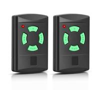 Wvoillty Telecomando per porta del garage, 26.975 MHz, trasmettitore manuale compatibile con telecomando Hormann HSM4-26.975, HSM2-26.975, HS2-26.975, DHM02-26.975, pulsante verde 4 canali, 2 pezzi
