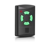 Wvoillty Telecomando per porta garage 26,975 MHz, telecomando compatibile con telecomando Hormann HSM4-26.975, HSM2-26.975, HS2-26.975, DHM02-26.975, pulsante verde 4 canali