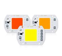 WVPJJNXAFN Indoor Lighting, Pack of 1, LED COB CHIP Lamp AC110V 10W/20W/30W/50W Smart IC DIY Floodlight Bulb Outdoor Chip Lamp(Full Spectrum,110V 10W)