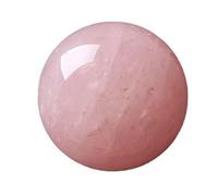 WVPJJNXAFN Rose Quartz Crystal Sphere Ball Stone Gemstone Sculpture Figurine for Home Decorative Divination or Feng Shui And Fortune,55-60mm