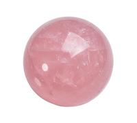 WVPJJNXAFN Rose Quartz Gemstone Sphere, Crystal Ball with Stand,Polished Divination Feng Shui Ball for Home & Party Decor for Women,4cm/1.57inch