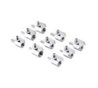 WVRWFDLW 1 pz Maniglia in Acciaio Inossidabile Mini valvola a Sfera Tubo in Pelle Pagoda Filettatura Interna Esterna Interruttore Acqua(External Thread-8mm,12)