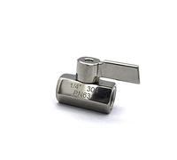 WVRWFDLW 1PC 1/8 1/4 3/8 1/2 3/4 1 Pollice Femmina Maschio Mini valvola a Sfera Acciaio SUS304 con Maniglia Inossidabile(Female to Female,DN15)