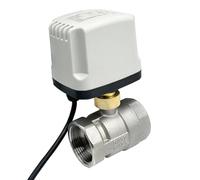 WVRWFDLW DN15 DN20 DN25 DN50 2 Vie IP65 Valvola a Sfera motorizzata Impermeabile 12V 24V 220V 3 Fili 2 Controllo Valvola a Sfera elettrica in Acciaio Inossidabile(12VDC-CR04,DN25)
