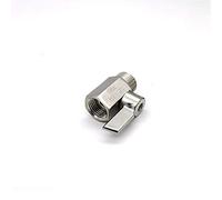 WVRWFDLW Mini valvola a Sfera in Acciaio Inossidabile SS304 con Filettatura Maschio Femmina 1/8 1/4 3/8 1/2 3/4 for Acqua Olio Gas(Male to Male,0.5 inch)