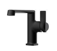 WVRWFDLW Rubinetti for lavabo da Bagno Rubinetti for lavabo a Cascata Rubinetti for lavabo a Foro Singolo Acqua Fredda e Calda Rubinetti a Cascata in Ottone for lavabo da Bagno - Bianco(Chrome)