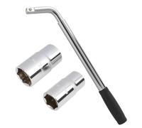 Wvxilyr Chiave per Dadi Ruota Estensibile, Chiave Telescopica Ruote Auto, Chiave Telescopica Per Dadi Ruota, 2 Prese Reversibili da 17 mm e 19 mm, 21 mm e 23 mm, Utensile per Sostituzione Pneumatici