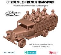 WW2 Citroen U23 French Transport - Wargames - Bolt Action - historical