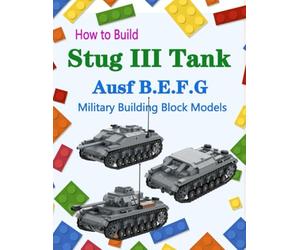 WW2 StugIII Ausf B E F G Tank How to Build Military Models 4 Sets Building Block Instruction Book Army Bricks Set