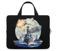 WW2 Warship Cruisers-Naval-Fleets borsa per computer portatile custodia protettiva per tablet valigetta con manico, Stile:, 10inch