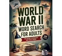 WW2 Word Search for Adults & Seniors: Large Print Puzzles for Relaxation, Memory Boosting, and Discovering World War II History | War Games | World ... Word Search | World War II Gifts for Men