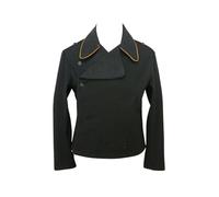 WW2 WWII German Elite Recon Panzer - Giacca in lana nera, nero, 48R/3XL