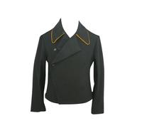 WW2 WWII German Heer Recon Panzer Black Wool Wrap/Jacket, nero, 32R/3XS