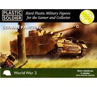WW2V15002 15MM Soldatini Plastica Panzer IV Tedeschi WW2 Non Dipinti