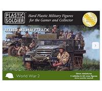 WW2V15016 15MM - M3 ALLIED HALFTRACK - PLASTIC SOLDIER COMPANY - NUOVO