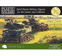 WW2V15021 - 15MM Alleato M5A1 Stuart Serbatoio - Plastic Soldier Company - WW2