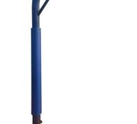 WWANBGIA 1 Pezzo di Supporto for palo for canestro da Basket - Altezza da 90 cm a 180 cm, Adatto for Pali da 17,8 x 17,8 cm, Protezione Antiurto for Pali di Garage e Cantina(Blue,120cm)