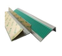 WWBPOIUY Flange di scale, strisce di gomma autoadesive, Rivestimento del bordo del gradino della scala da 1-10 metri, protezione autoadesiva del bordo del gradino della scala(Green 2,5m/196.8in)