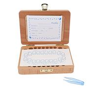 WWDZ Scatola per Denti, Scatola per Denti per Bambini, Denti per Latte, Kit Organizzatore, Collezione di Denti con Cornice per Foto, Memoria, Souvenir.