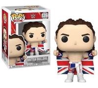 Wwe Bulldog Inglese 9.5cm Pop Vinile Figura Funko Nuovo 126