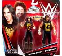 WWE Chelsea Green & Cactus Jack Action Figure Main Event Showdown Series 26